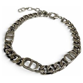 Christian Dior Dior Homme CD Icon Chain Link Bracelet Silvery