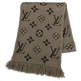 Louis Vuitton Logomania Stola aus Wolle und Seide Andere