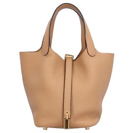 Hermès Borsa Hermes Picotin Lock PM Beige