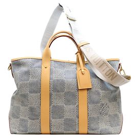 Louis Vuitton Damier Denim 3D Weekend Tote NM Bag Other