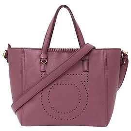 Sac à main Salvatore Ferragamo Gancini Rose Violet