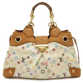 Bolso Tote Louis Vuitton Monogram Multicolor Ursula Blanco Multicolor Amarillo Monograma