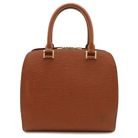 Borsa Louis Vuitton Epi Pont Neuf Marrone