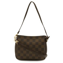 Necessaire de maquilhagem Louis Vuitton Damier Marrom Preto Damier ebene