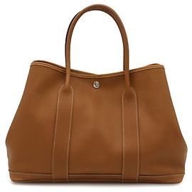 Hermès Sac Cabas Hermes Garden PM Marron Jaune
