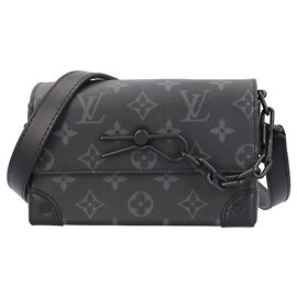 Louis Vuitton Steamer Wearable Wallet Monogram Eclipse Marrom Preto Multicor Monograma