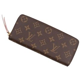Louis Vuitton Monogram Portefeuille Clemence Long Wallet Rose