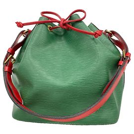 Sac à épaule Louis Vuitton Epi Petit Noé Rouge Autre