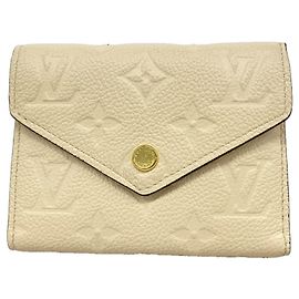 Carteira Louis Vuitton Tri-fold em Cream Cru