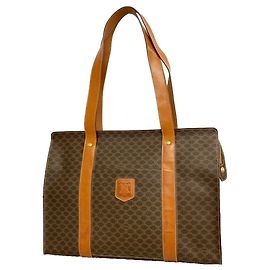 Céline Borsa Tote Celine Macadam Brown Marrone