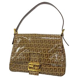 Borsa a secchiello Fendi Zucca Mamma Marrone