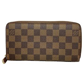 Carteira Louis Vuitton Damier Zippy Damier ebene