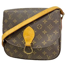 Bolso de hombro Louis Vuitton Monogram Saint Cloud GM Castaño