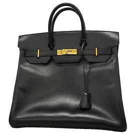 Hermès Bolsa Hermes Haut à Courroies 32 Preto