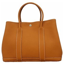 Hermès Saco Tote Hermes Garden PM Dourado