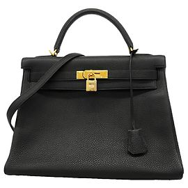 Hermès Sac à main Hermes Kelly 32 Togo Black Noir