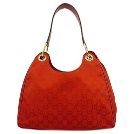 Borsa a tracolla Gucci GG Canvas Rosso