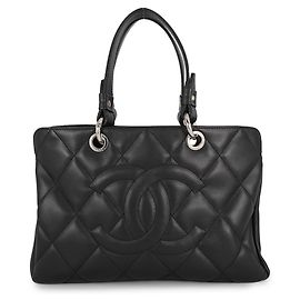 Chanel Matelassé Tote Bag Schwarz