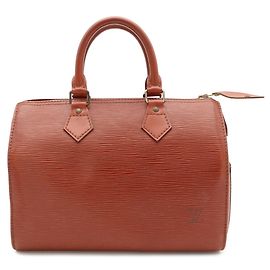 Bolso Louis Vuitton Epi Speedy 25 Castaño