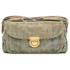 Pochete Louis Vuitton Monogram Denim Azul Monograma