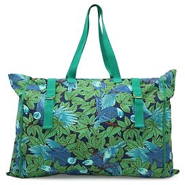 Hermès HERMES Große Tote Bag/Schultertasche Blau Grün