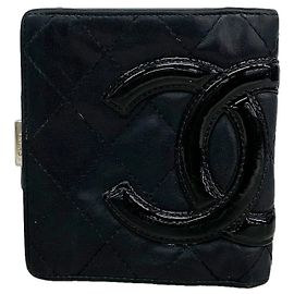 Portafoglio Chanel Cambon in pelle di agnello Nero