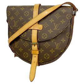 Louis Vuitton Monogram Chantilly GM Schultertasche Braun