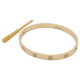 Bracciale Cartier LOVE con ciondolo in oro giallo 18K D'oro