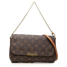 Louis Vuitton Brown Monogram Favorite MM Marrone