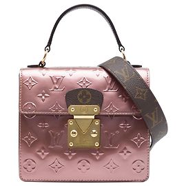 Louis Vuitton Pink Monogram Vernis Spring Street Rosa