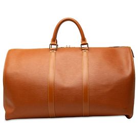 Louis Vuitton Brown Epi Keepall 50 Brown