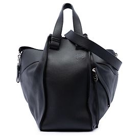 Borsa Hammock LOEWE in pelle nera Large Nero