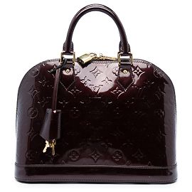 Louis Vuitton Purple Monogram Vernis Alma PM Other Purple