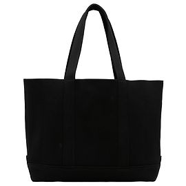Saco Tote Ryan em malha canelada com logótipo debossado preto Alexander Wang Preto