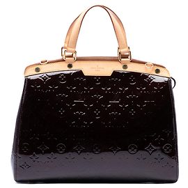 Louis Vuitton Purple Monogram Vernis Brea GM Autre Violet
