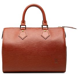 Louis Vuitton Brown Epi Speedy 25 Braun