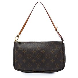 Louis Vuitton Brown Monogram Pochette Accessoires Brown
