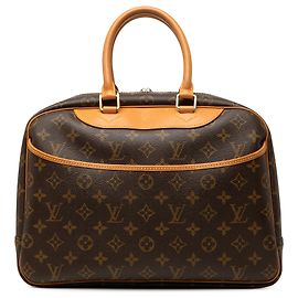 Louis Vuitton Brown Monogram Deauville Castaño