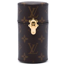 Louis Vuitton Brown Monogram 100ML Fragrance Travel Case Brown