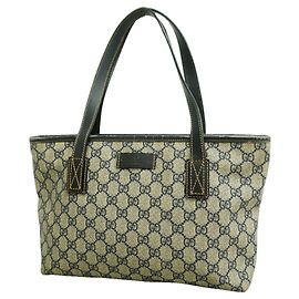 Borsa Tote Gucci in tela GG blu navy Blu navy