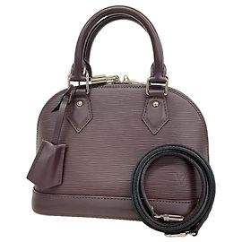 Bolsa Louis Vuitton Alma BB Epi Roxo escuro