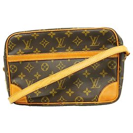 Bolsa de Ombro Louis Vuitton Monogram Trocadero 27 Marrom