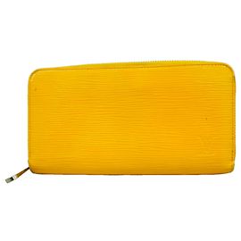 Louis Vuitton Epi Zippy Geldbörse in Citron Golden