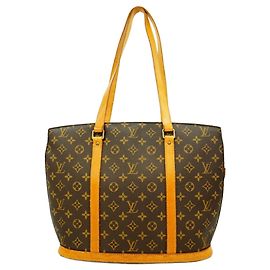 Louis Vuitton Monogram Babylon Tote Bag Braun