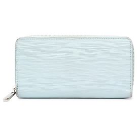 Louis Vuitton Epi Zippy Long Geldbörse Hellblau