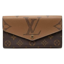 Portafoglio Lungo Louis Vuitton Monogram Reverse Marrone Monogramma