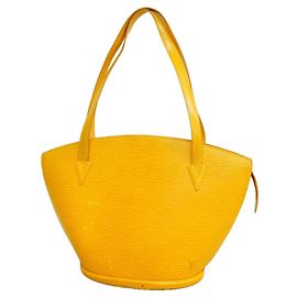 Borsa a tracolla Louis Vuitton Epi Saint Jacques Giallo