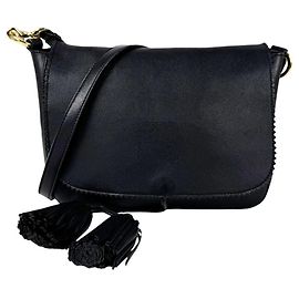 Borsa a tracolla Loewe in pelle nera Nero