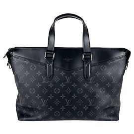 Louis Vuitton Monogram Eclipse Explorer Schultertasche Braun Schwarz Monogramm