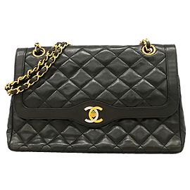 Borsa a tracolla Chanel Matelassé Nero